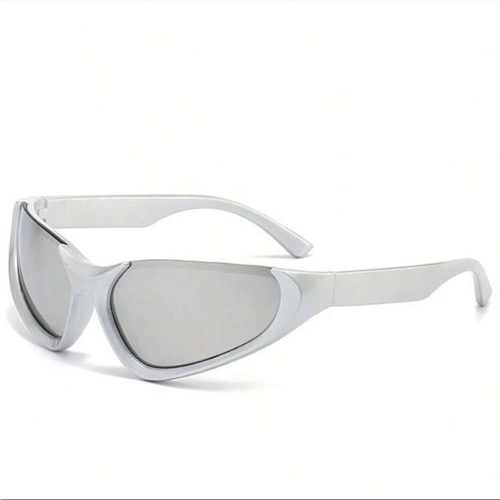 1pc Women's Futuristic Punk Sunglasses For Y2k Aesthetic,Streetwear - Picture 3 of 3